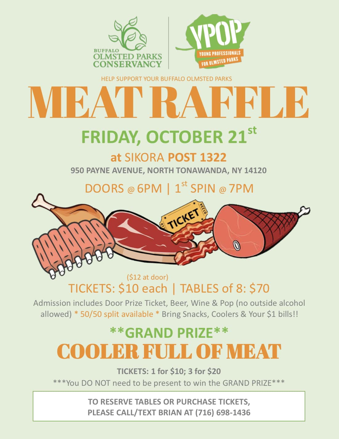 Meat Raffle on October 21, 2022