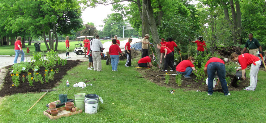 Corporate volunteer groups
