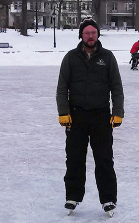 Brian at Winter Blast 2015, MLK, Jr. Park