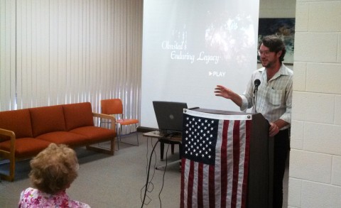 Brian presenting at the University at Buffalo