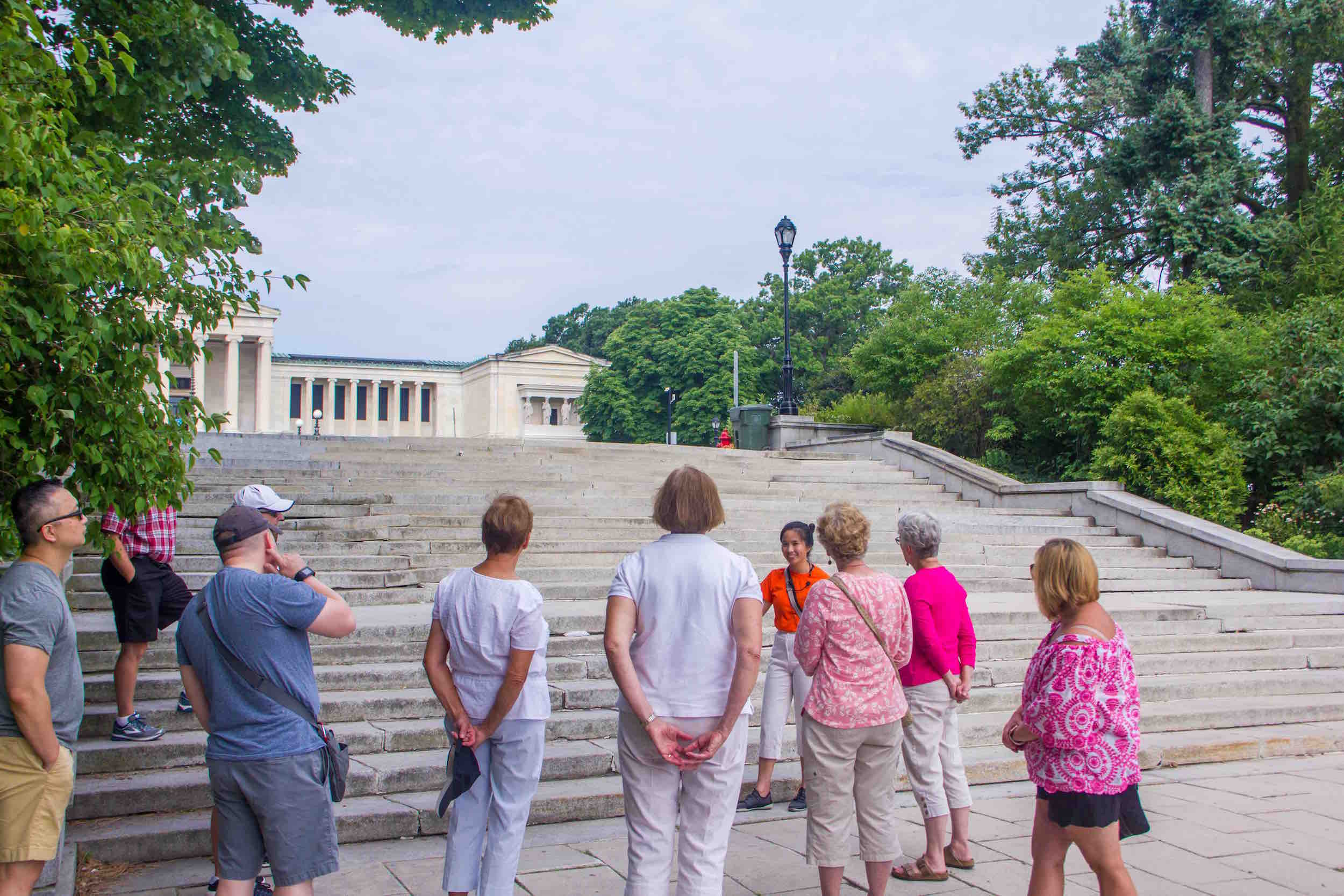 Delaware Park Grand Staircase_Bottom_Tour_July 2018