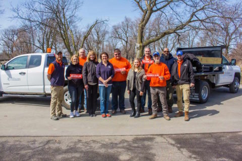 From left to right: Brian Jenkins, Maggie Best, Bob Stotz, Lee Szczublewski, Stephanie Crockatt, Jimmy Coyle, Cassie Soucia, Chris Hartgrove, Mark Travenese, Keith Powers, Nate Putnam