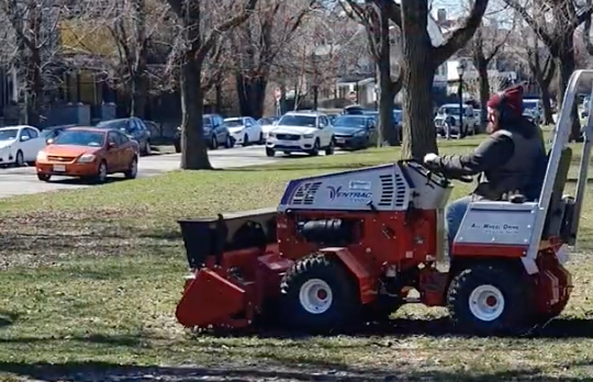 Turf Restoration at Bidwell Parkway